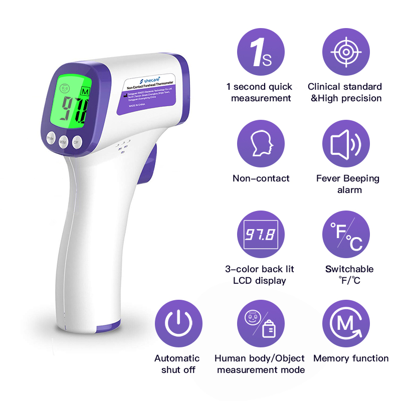 Digital Infrared Thermometer, -76–932°F, -60–500°C